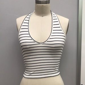 Brandy Melville Striped Crop Top